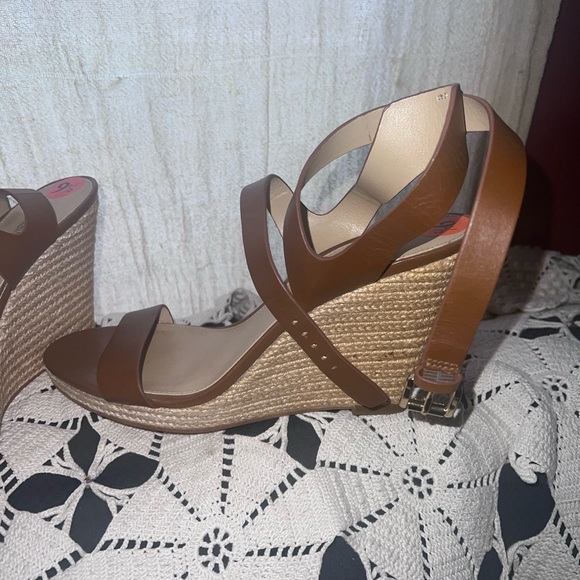 Michael Kors PV18 K brown leather wedge - Picture 2 of 11